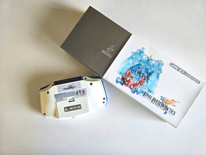 Nintendo Game Boy Advance Console Final Fantasy Tactics Edition Backlit/Amp/USB-C/Krazy Klicks/IPS V5