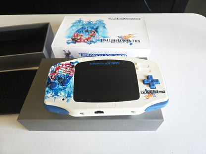 Nintendo Game Boy Advance Console Final Fantasy Tactics Edition Backlit/Amp/USB-C/Krazy Klicks/IPS V5
